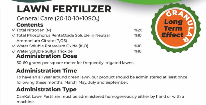 Lawn Fertilizers 20-10-10+10SO
